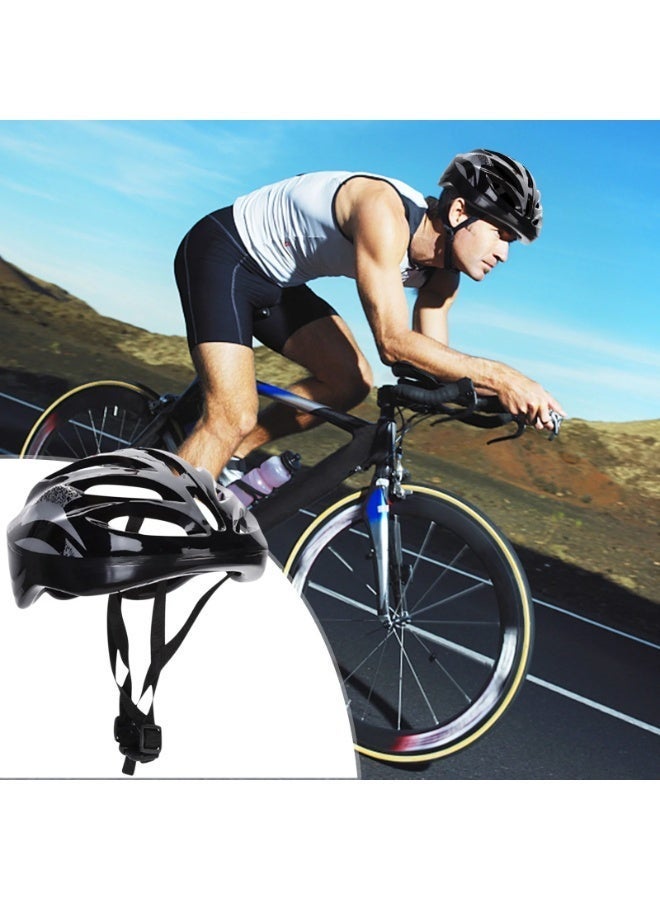 Professional cycling helmet for men and women, lightweight with multiple ventilation holes and adjustable strap, high head protection for mountain biking and road cycling - multi-color - Image 2